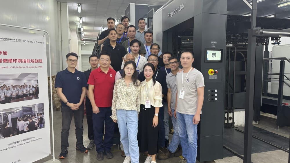 夏日炎炎,熱情滿滿|科尼希鮑爾(高寶)越南首期印刷技能培訓班順利開展!